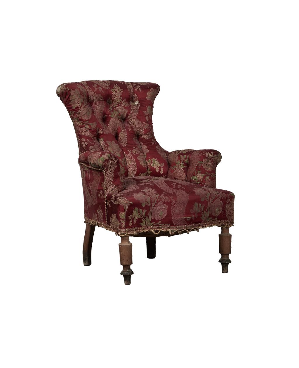 Olive Ateliers - Floral Armchair - As Is
