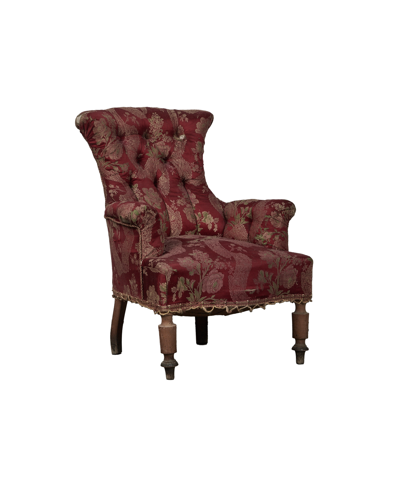 Olive Ateliers - Floral Armchair - As Is