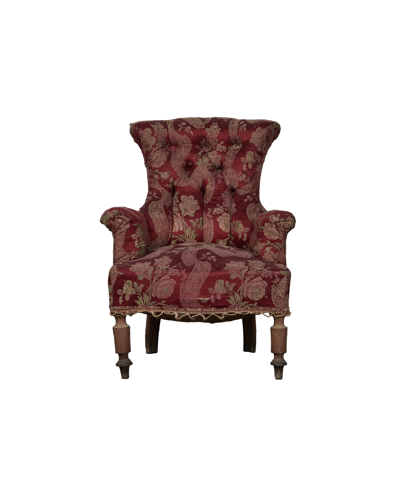 Olive Ateliers - Floral Armchair - As Is