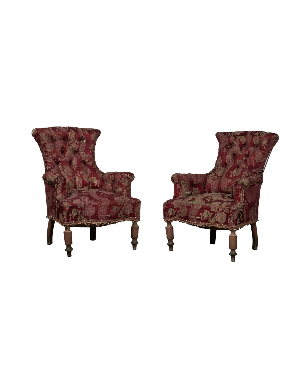 Olive Ateliers - Floral Armchair - As Is