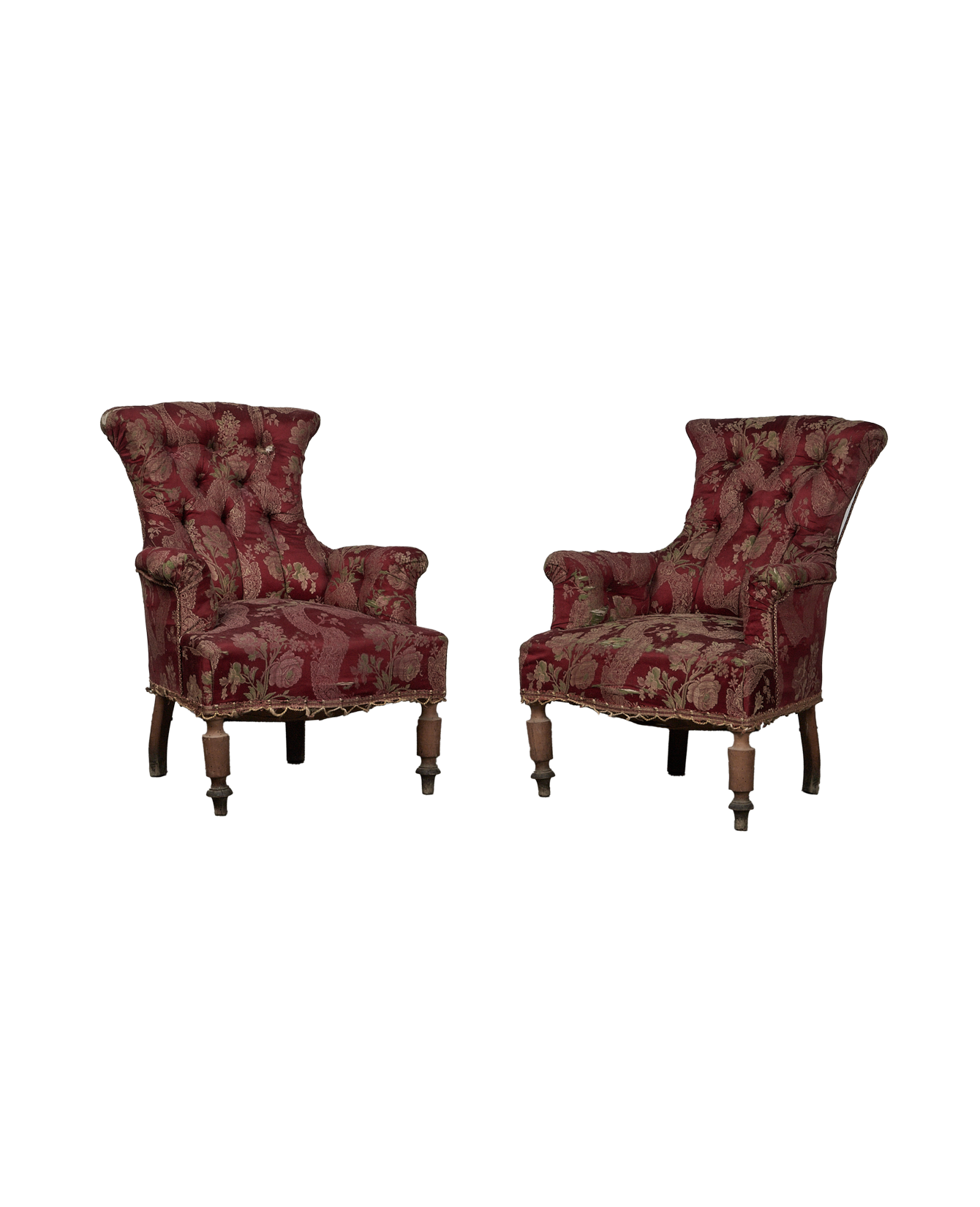 Olive Ateliers - Floral Armchair - As Is