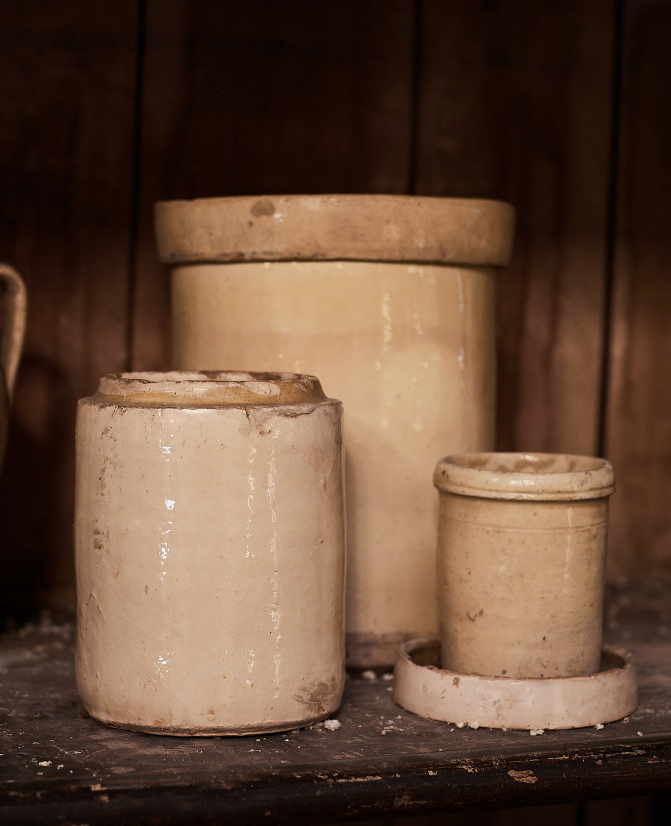 Olive Ateliers - Puglia Jar - Avorio Glaze