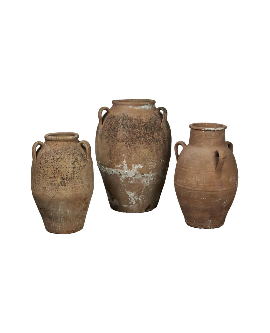Olive Ateliers - Three Handle Pot - Terra Cotta