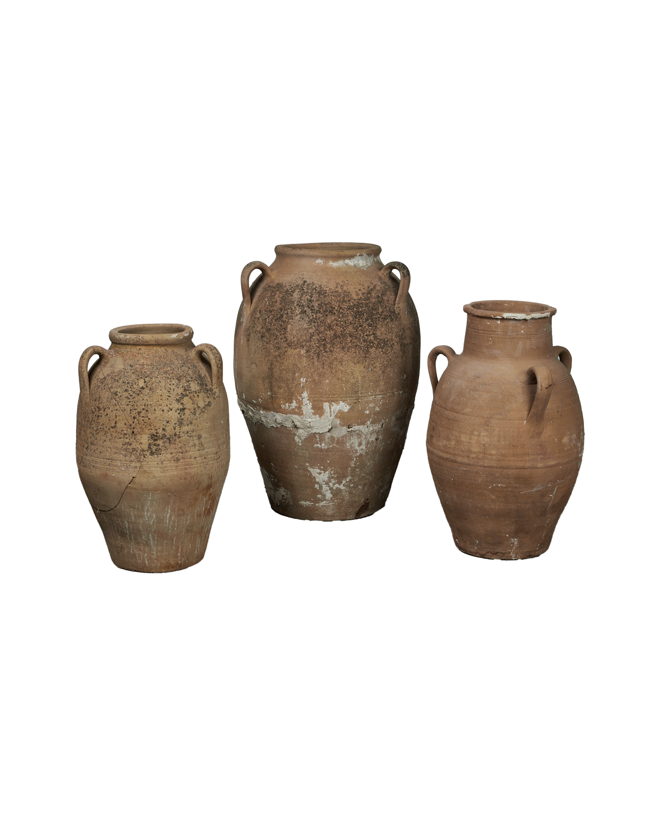 Olive Ateliers - Three Handle Pot - Terra Cotta