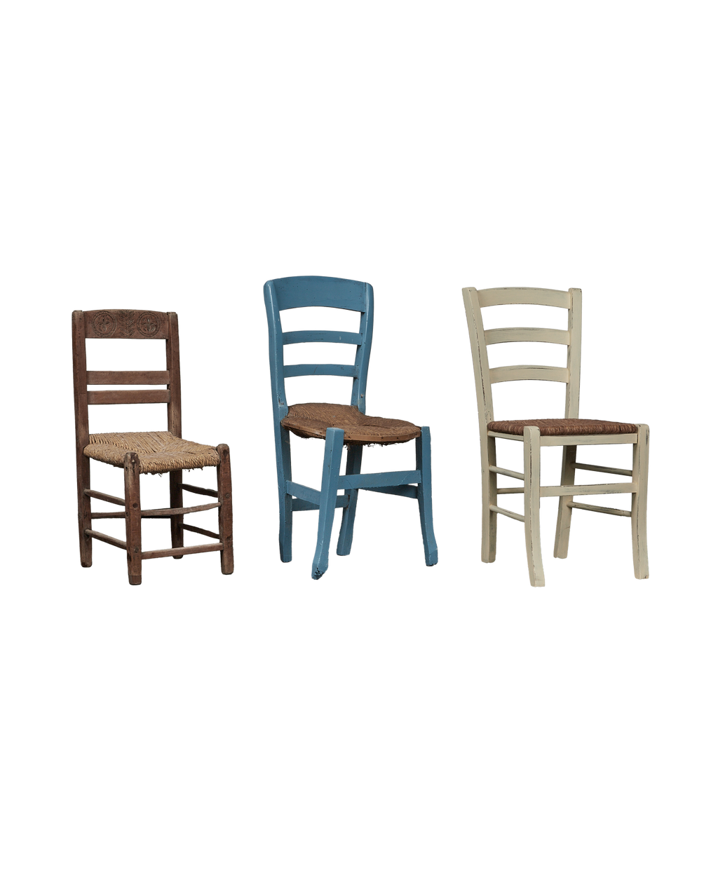 Olive Ateliers - Rush Seat Chair - Assorted