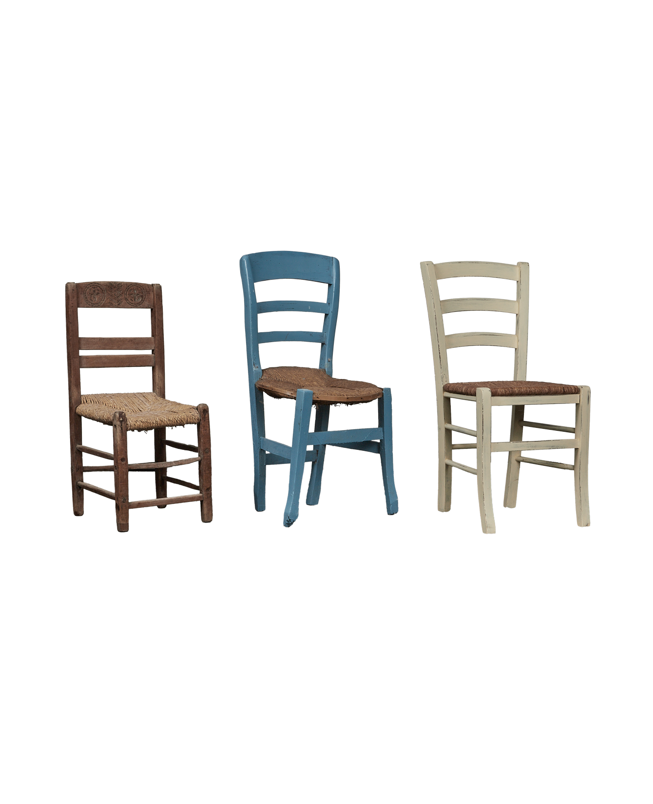 Olive Ateliers - Rush Seat Chair - Assorted