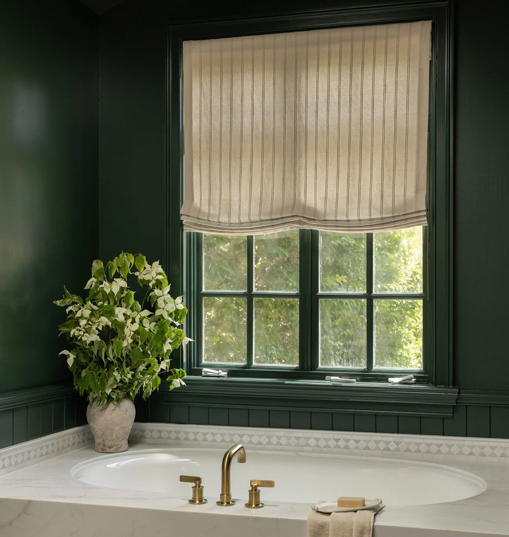 Amber Interiors - Relaxed Roman Shade