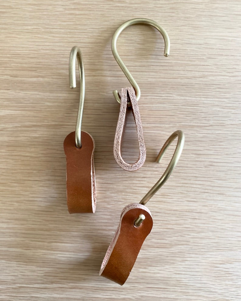 Lostine - Ludlow Leather Hooks - Tan