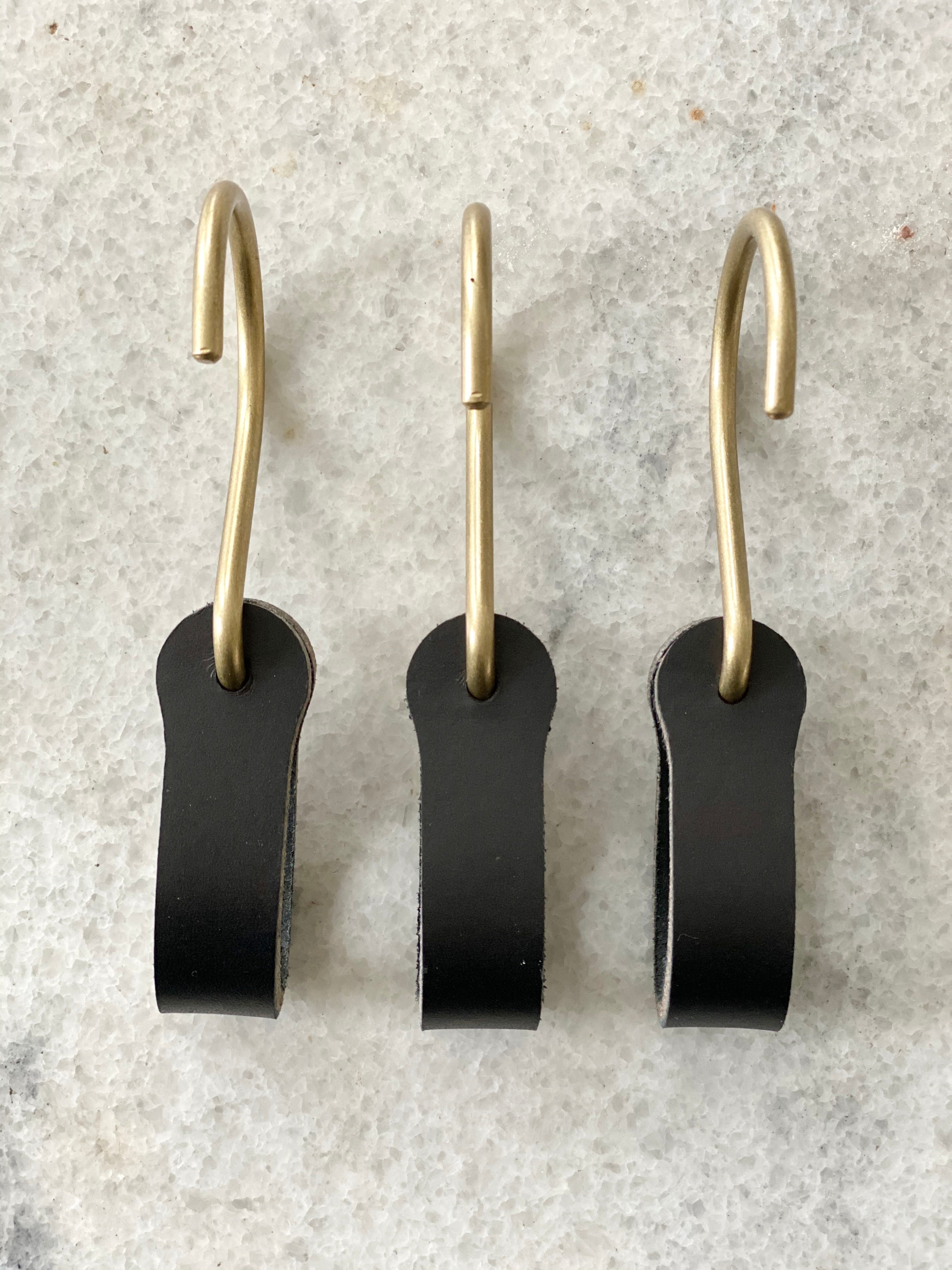 Lostine - Ludlow Leather Hooks - Black