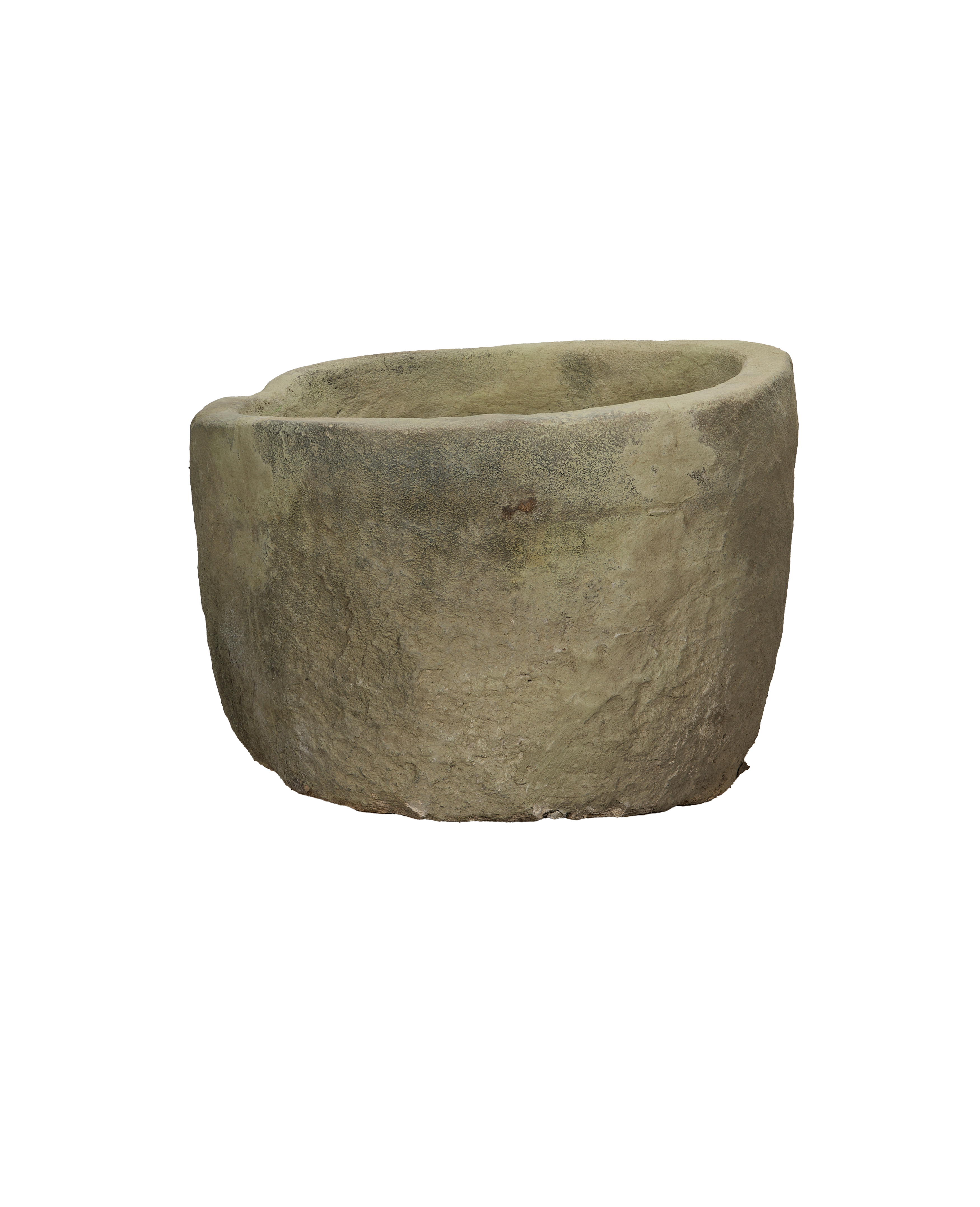 Olive Ateliers - Limestone Trough - Round