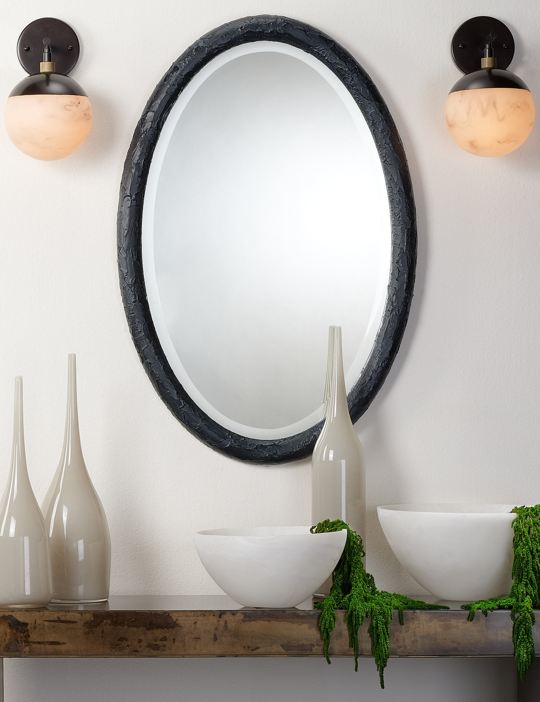 Lulu and Georgia - Demna Oval Mirror