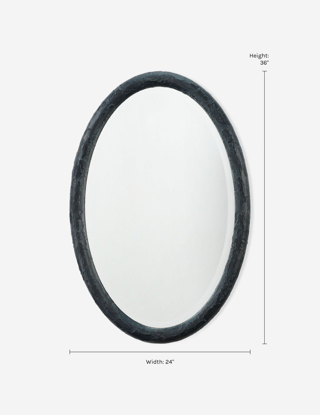Lulu and Georgia - Demna Oval Mirror