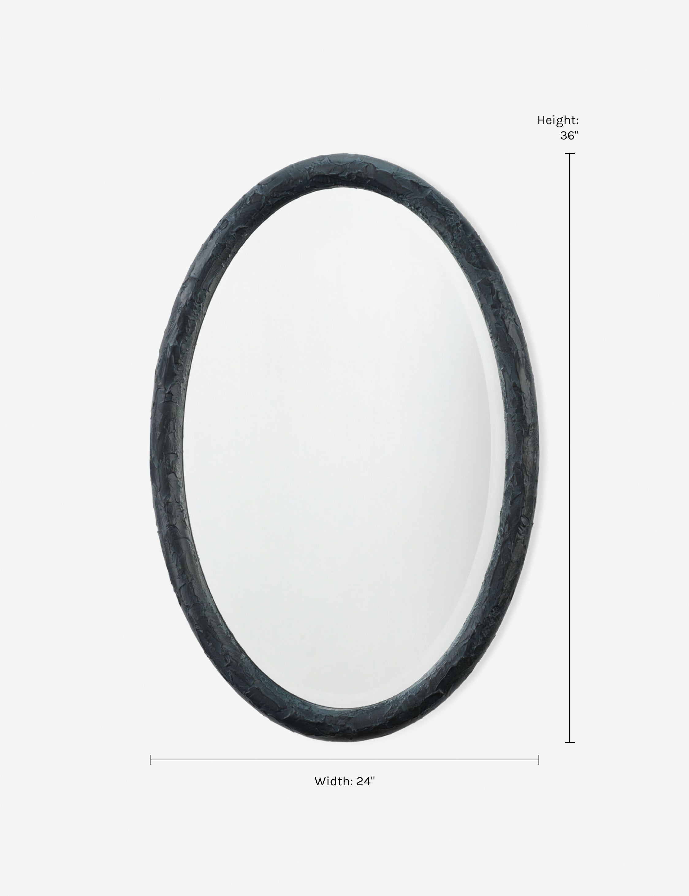 Lulu and Georgia - Demna Oval Mirror