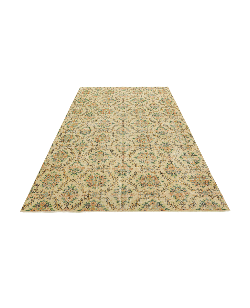 Olive Ateliers - Zeki Müren Rug - Golden - Beige Floral
