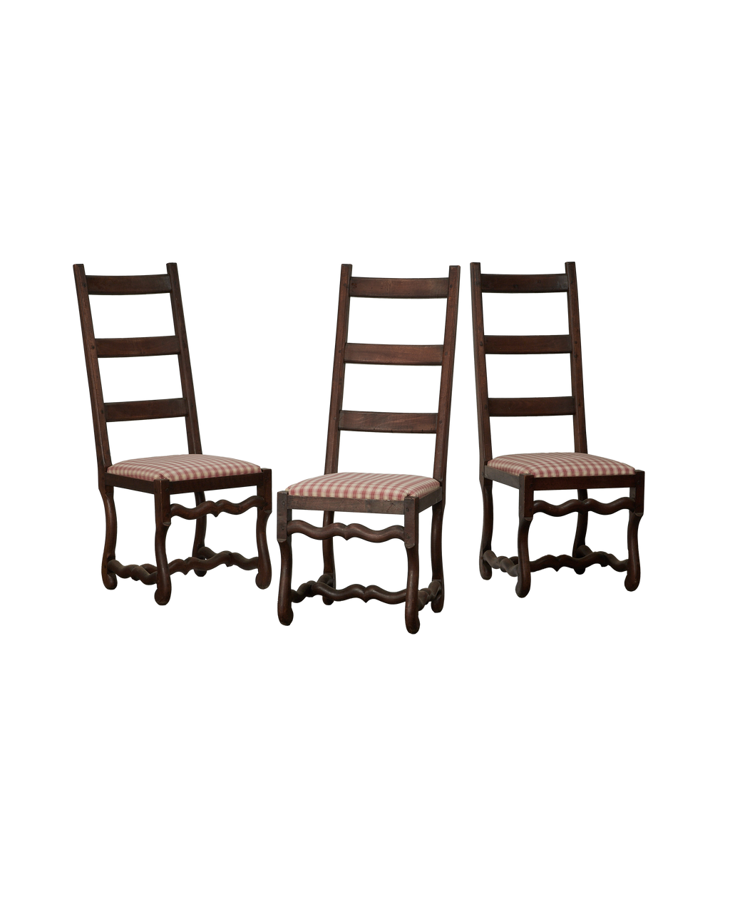 Olive Ateliers - Mutton Foot Chairs - Red Check