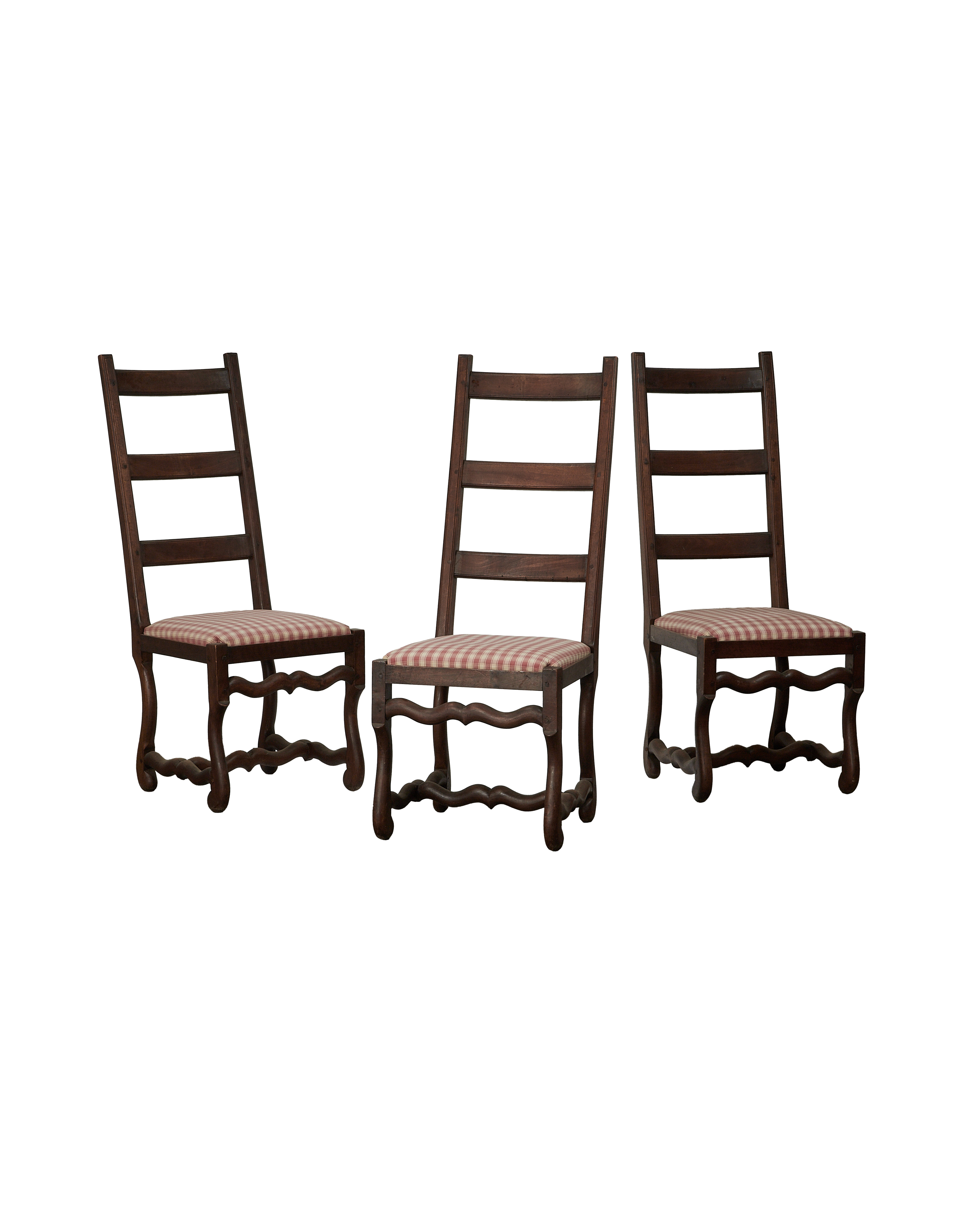 Olive Ateliers - Mutton Foot Chairs - Red Check