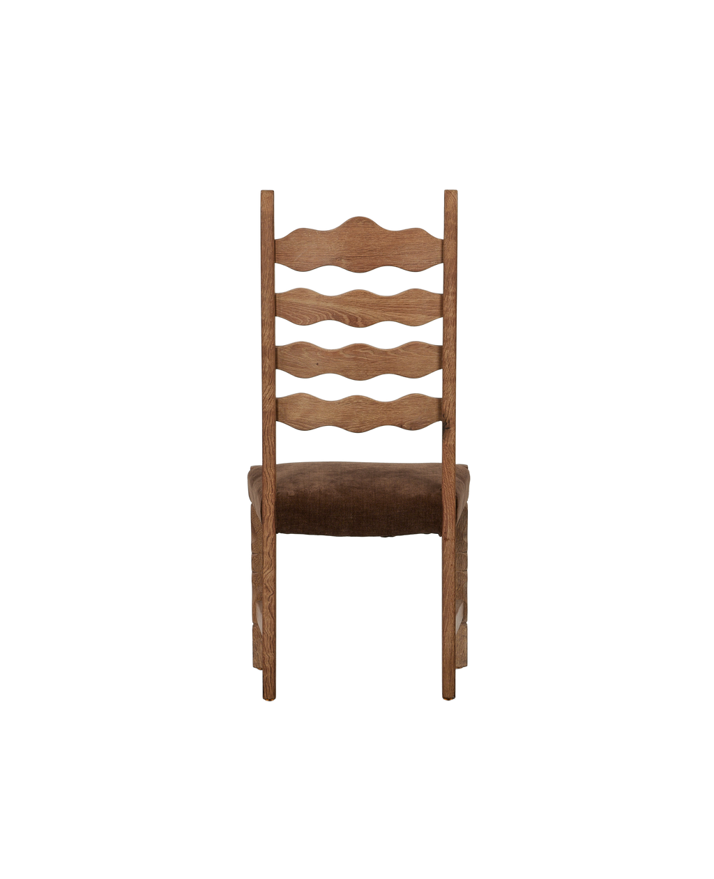 Olive Ateliers - Henning Chair - Scallop Chocolate Suede