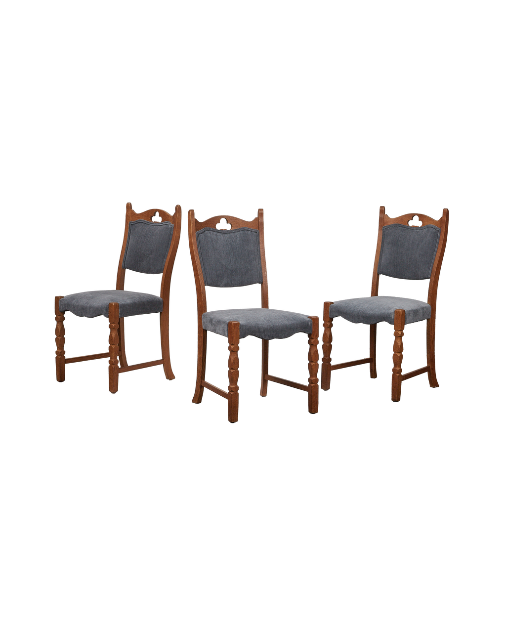 Olive Ateliers - Henning Style Chair - Cut Clover Dusty Blue