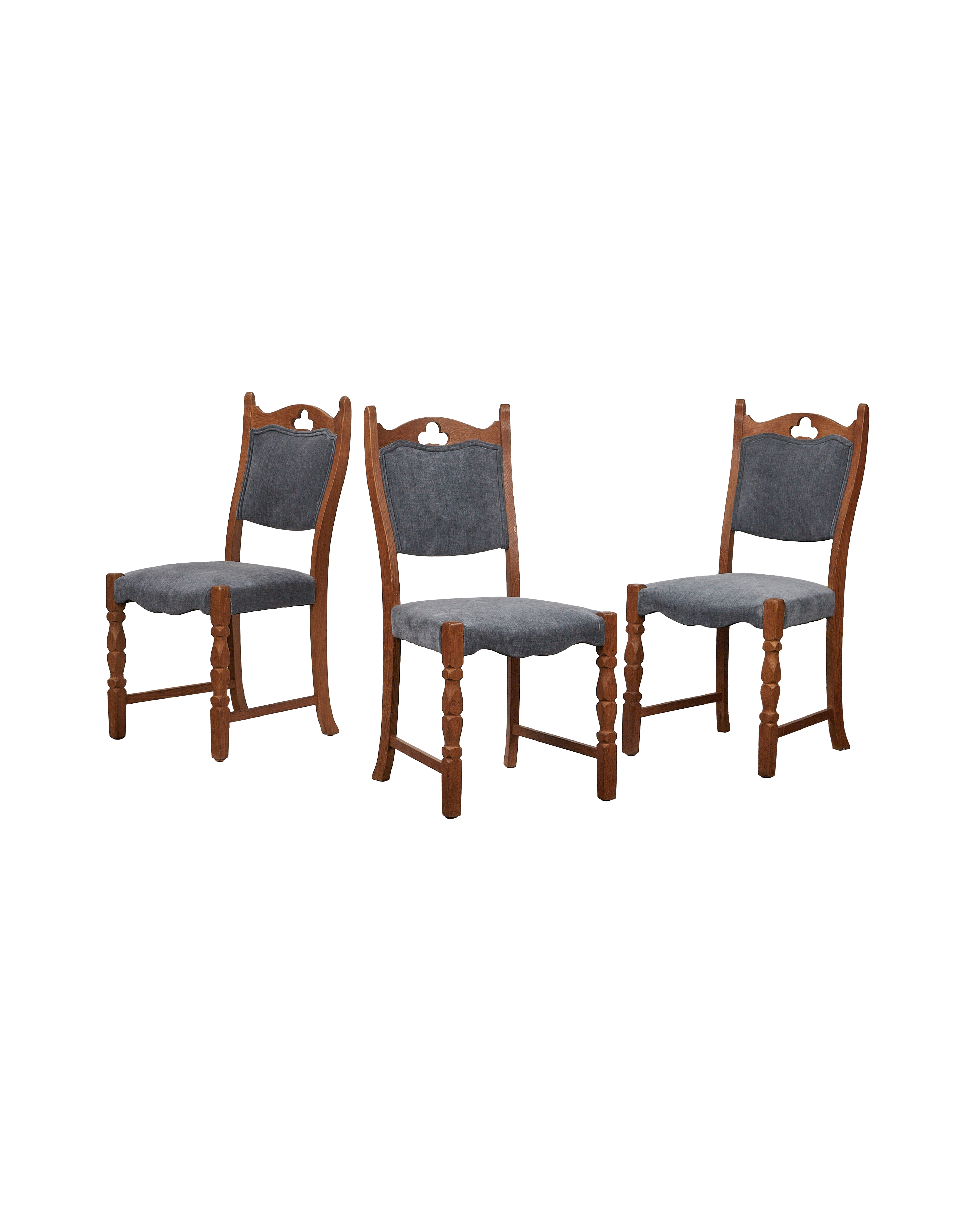 Olive Ateliers - Henning Style Chair - Cut Clover Dusty Blue
