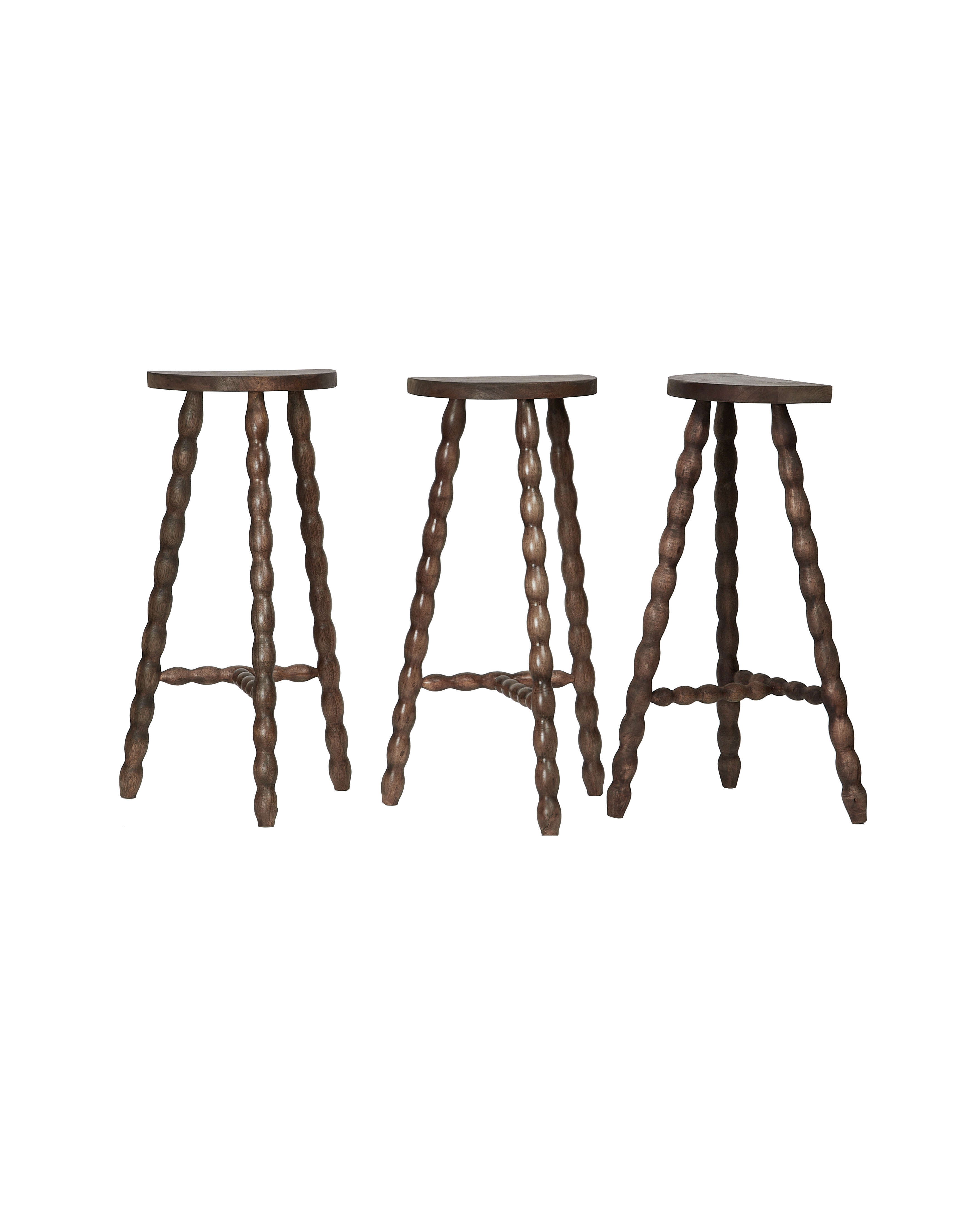 Olive Ateliers - Milking Stool Haute - Merlot