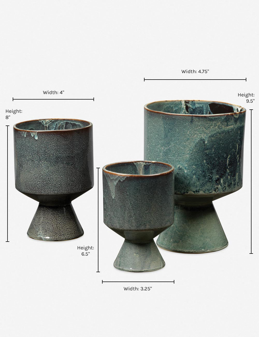 Lulu and Georgia - Oriahn Decorative Pots (Set of 3)