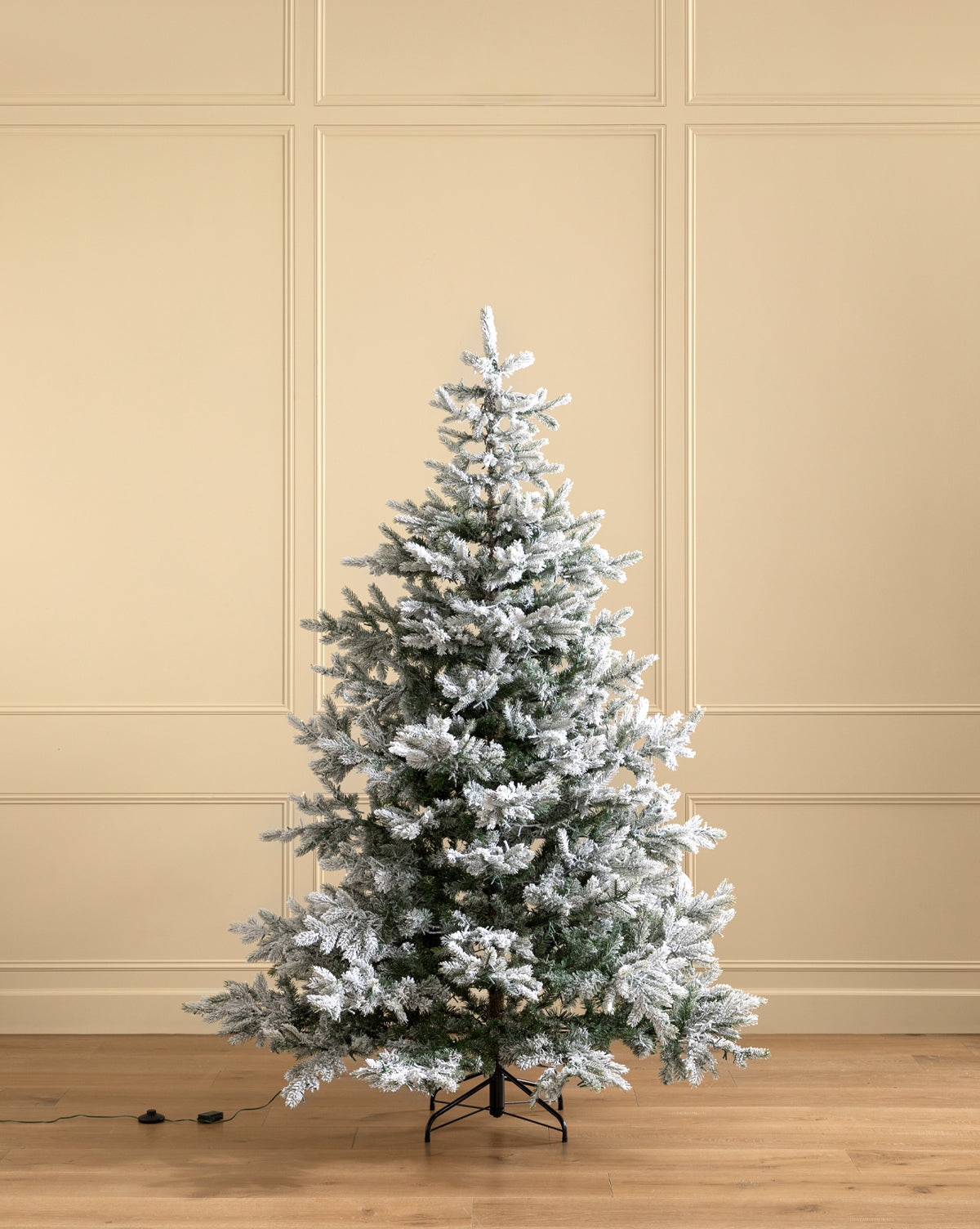McGee & Co - 7' Snowy Grandis Fir Pre - Lit Faux Tree