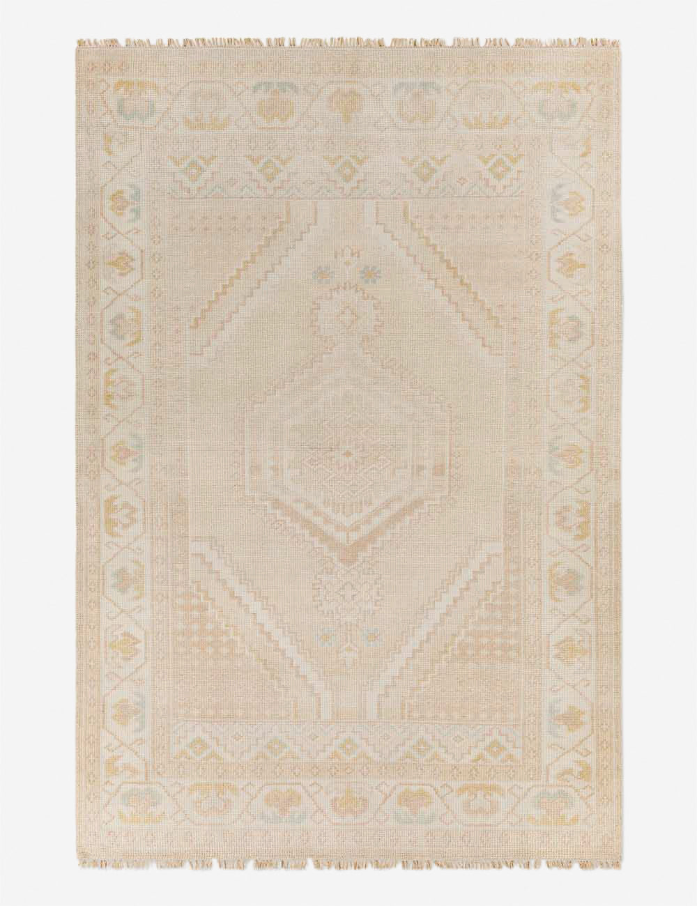 Lulu and Georgia - Lotus Hand - Knotted Wool - Blend Rug