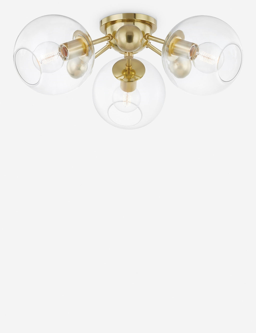 Lulu and Georgia - Crystal Semi - Flush Mount Light