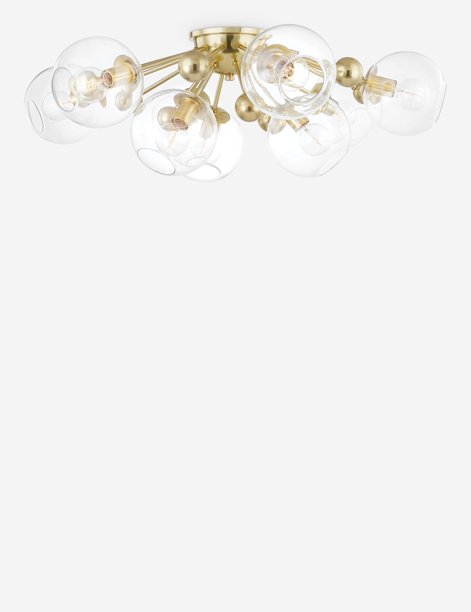 Lulu and Georgia - Crystal Semi - Flush Mount Light