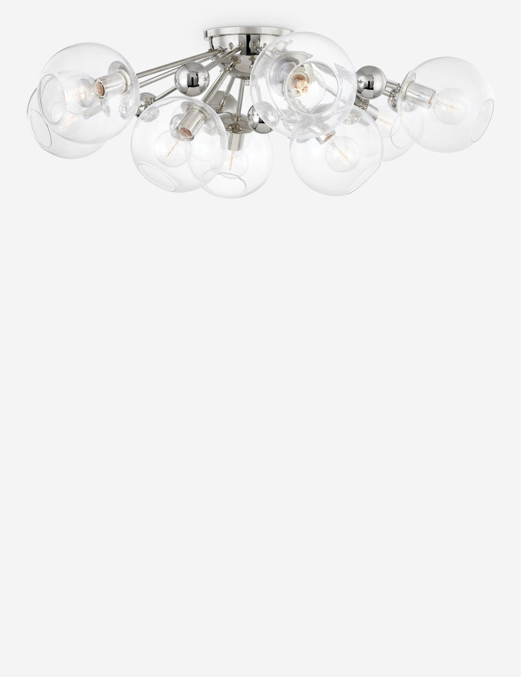 Lulu and Georgia - Crystal Semi - Flush Mount Light