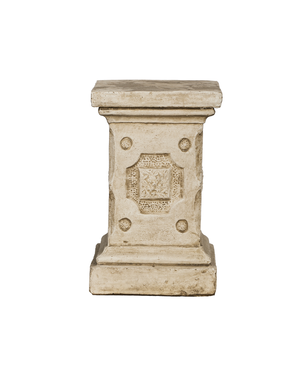 Olive Ateliers - Cast Carved Pedestal