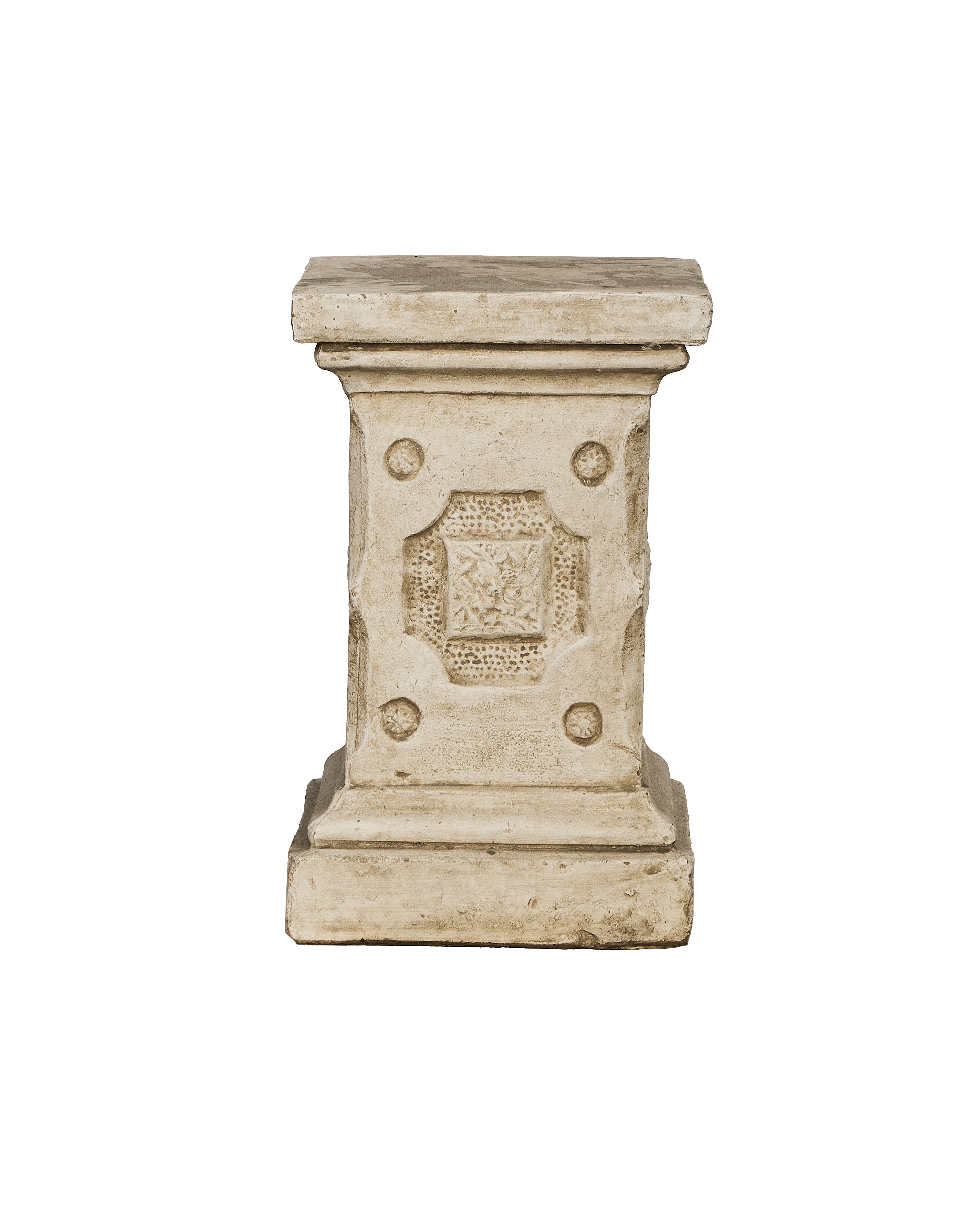 Olive Ateliers - Cast Carved Pedestal