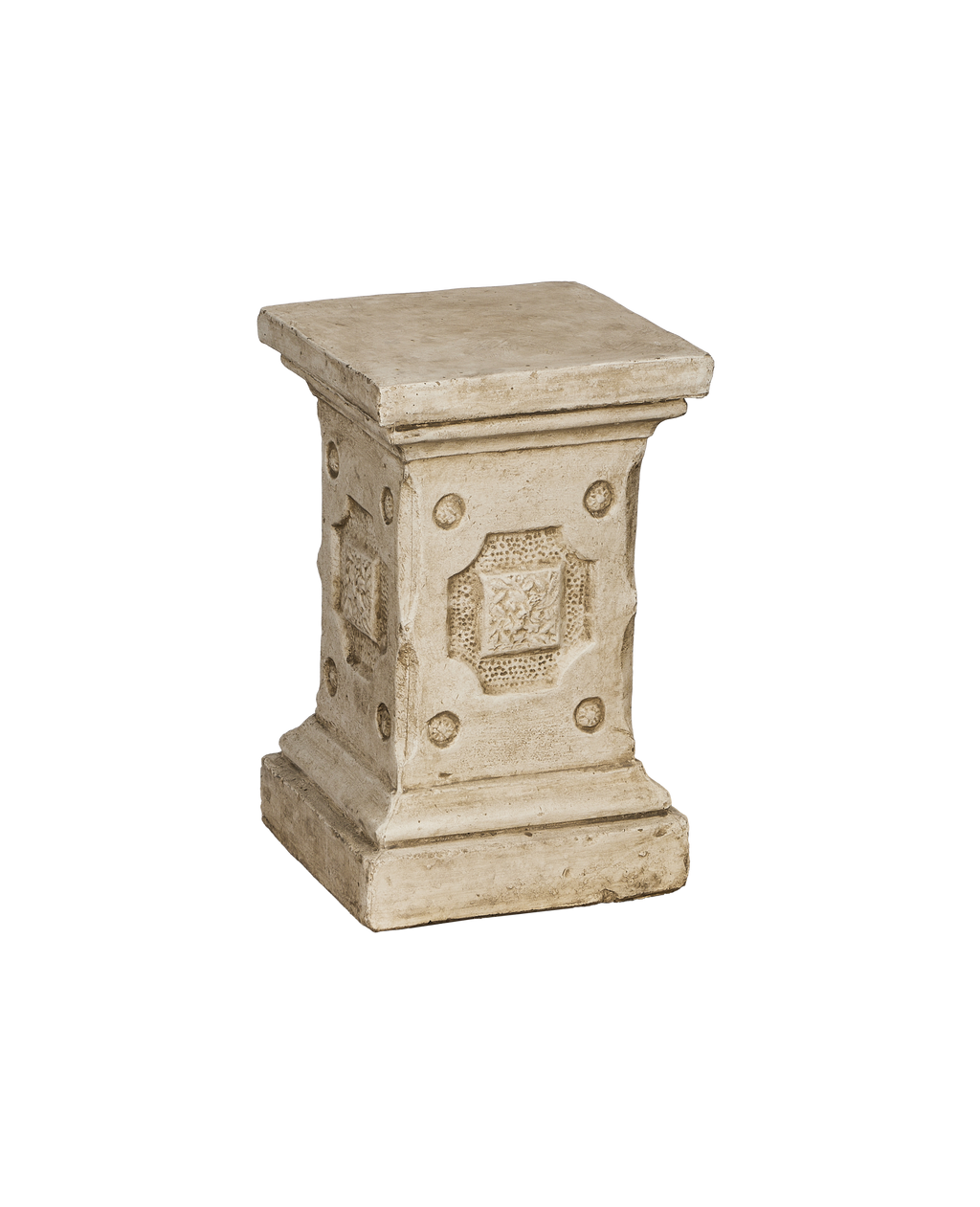 Olive Ateliers - Cast Carved Pedestal