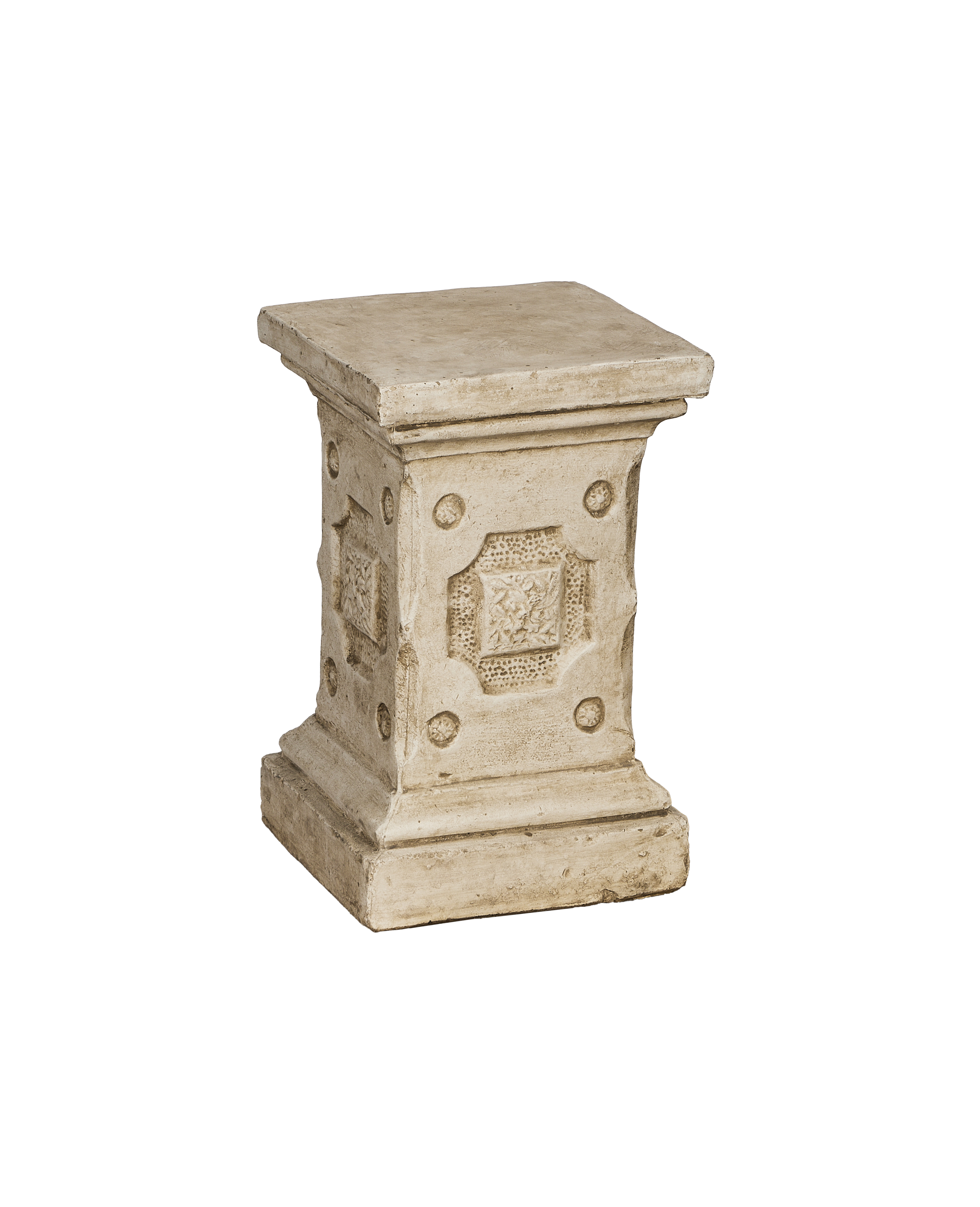 Olive Ateliers - Cast Carved Pedestal