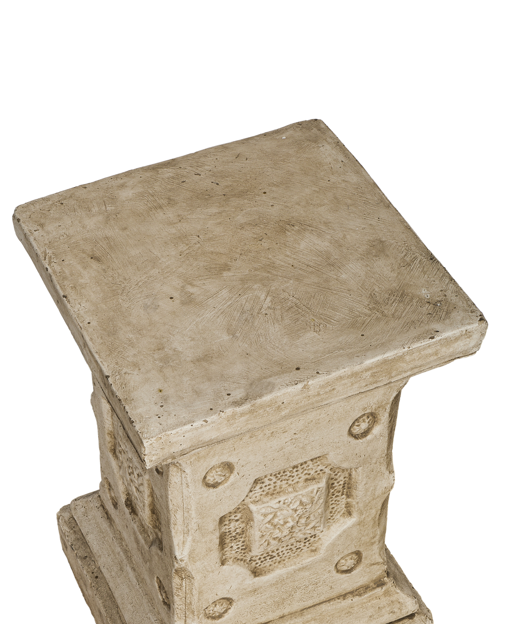 Olive Ateliers - Cast Carved Pedestal