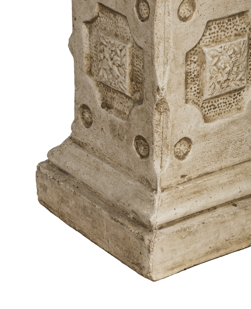 Olive Ateliers - Cast Carved Pedestal