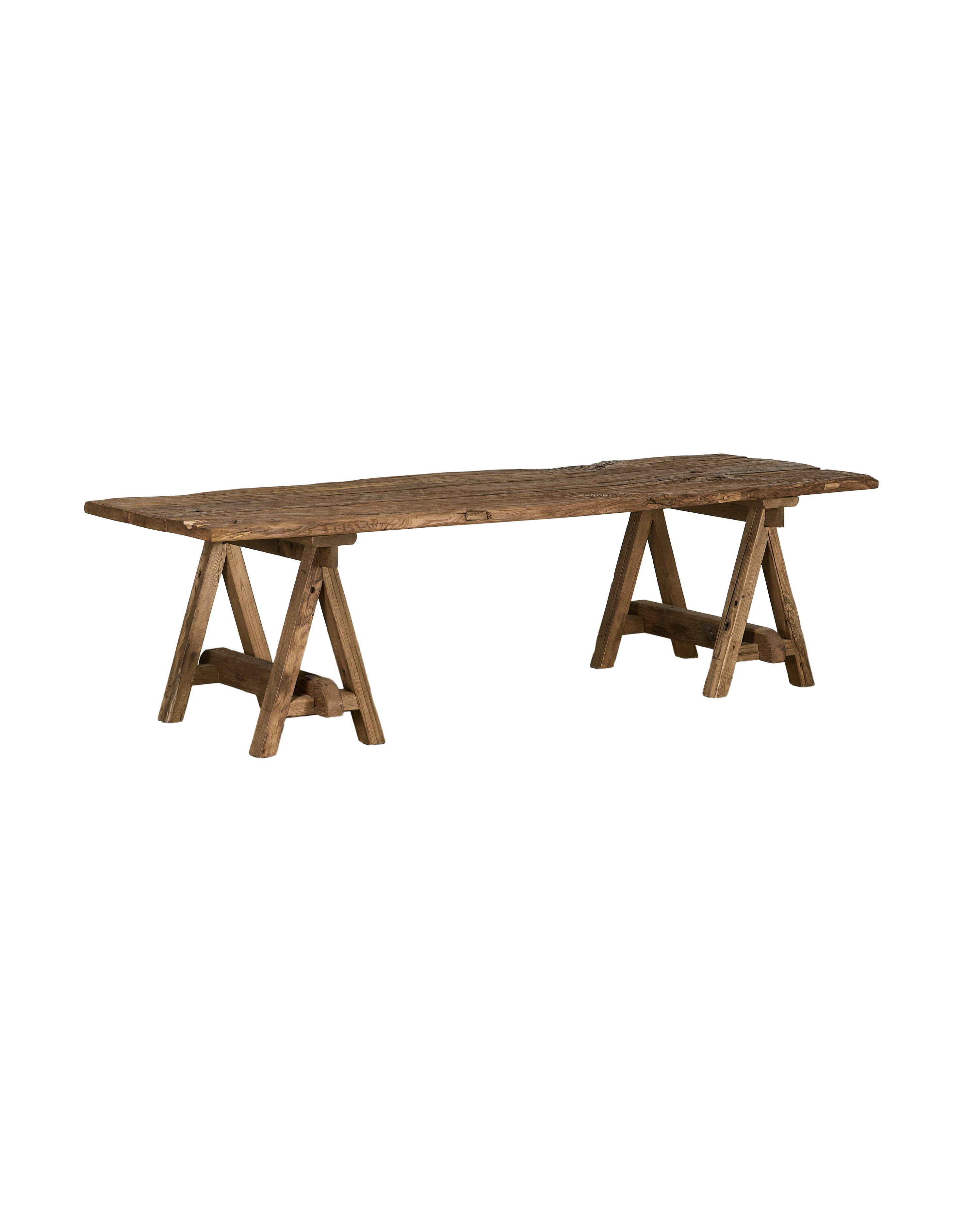 Olive Ateliers - Chestnut Dining Table - Trestle