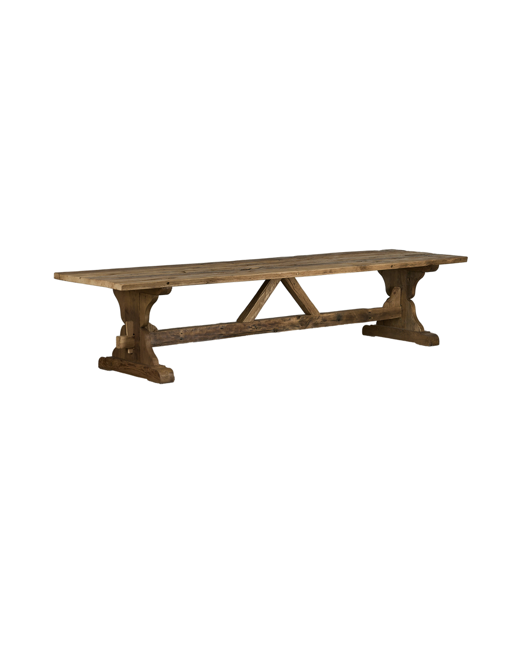Olive Ateliers - Chestnut Dining Table - Trestle