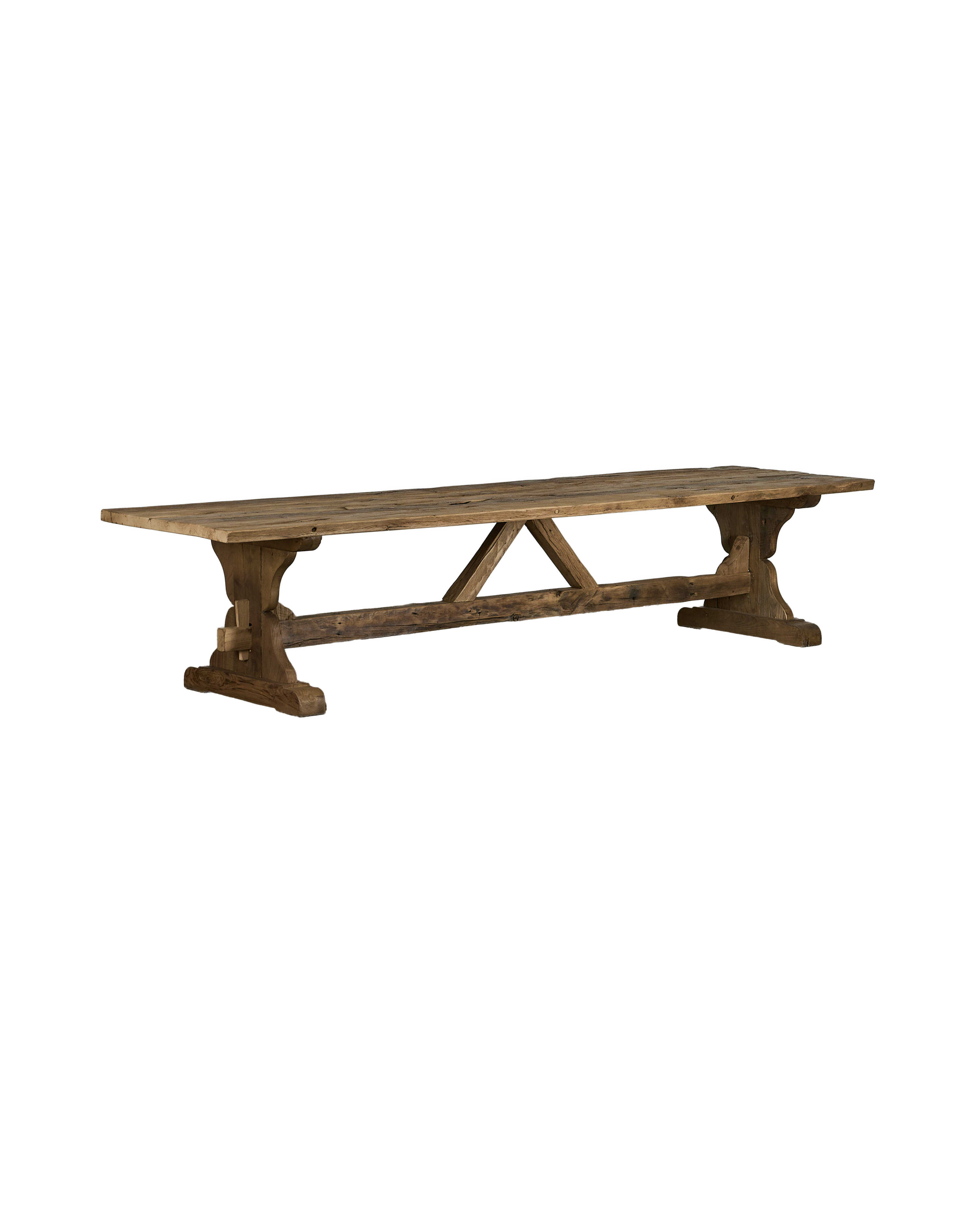 Olive Ateliers - Chestnut Dining Table - Trestle