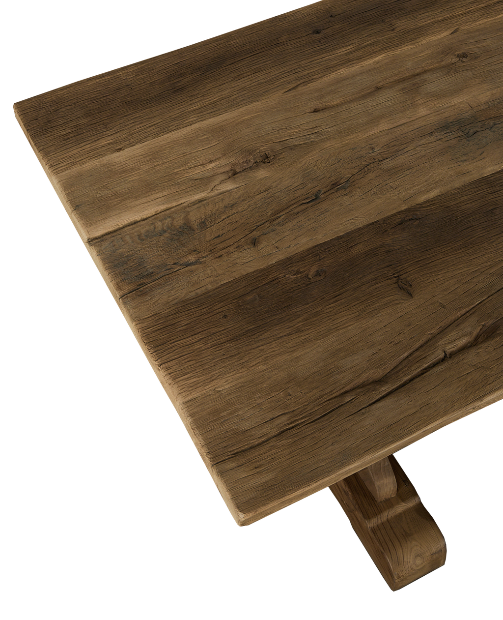 Olive Ateliers - Chestnut Dining Table - Trestle