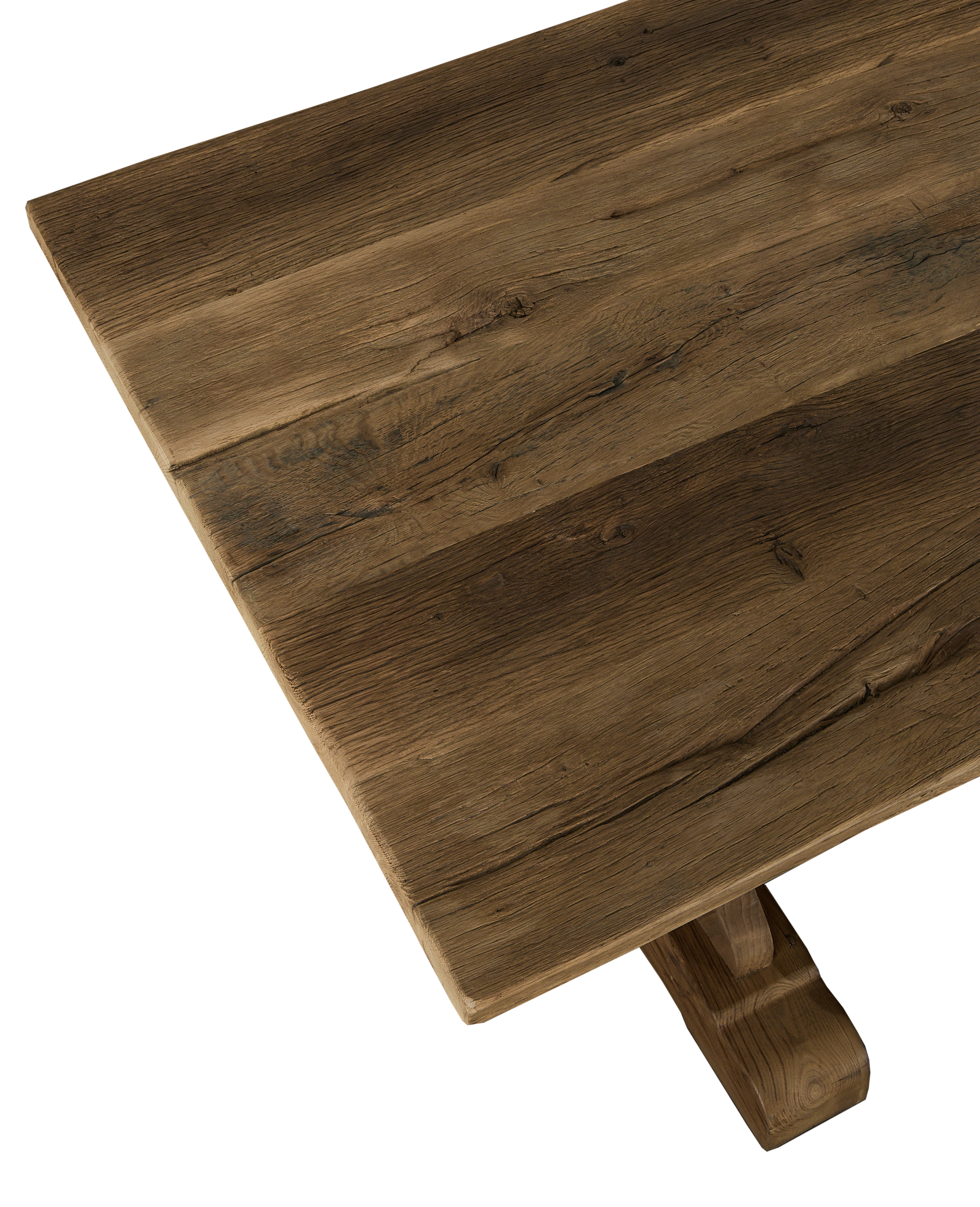Olive Ateliers - Chestnut Dining Table - Trestle