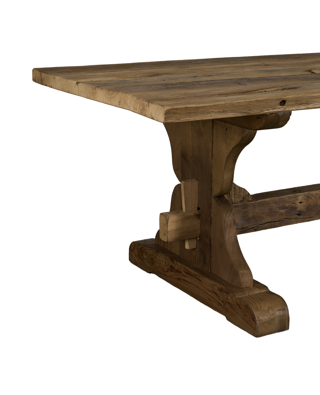 Olive Ateliers - Chestnut Dining Table - Trestle