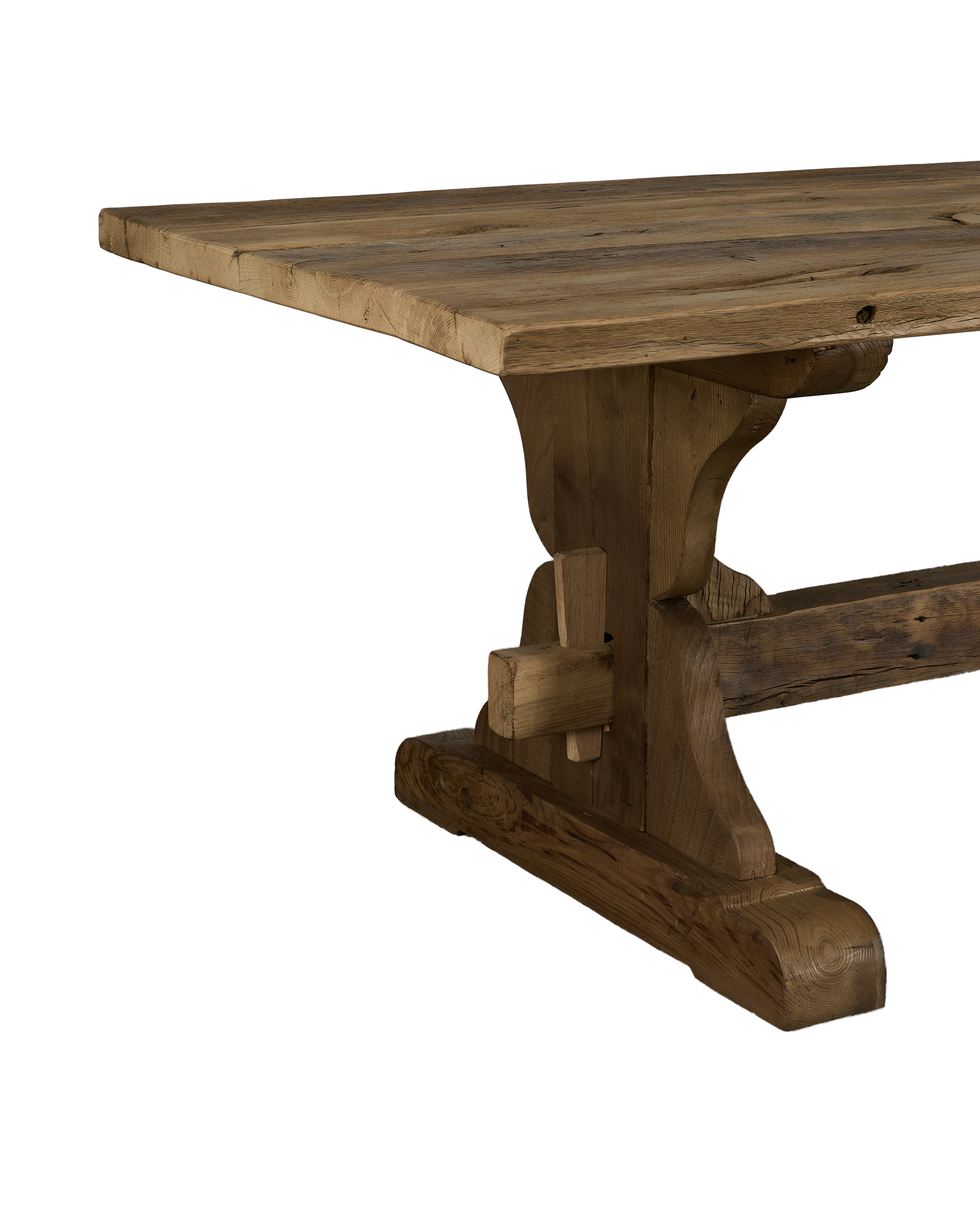 Olive Ateliers - Chestnut Dining Table - Trestle