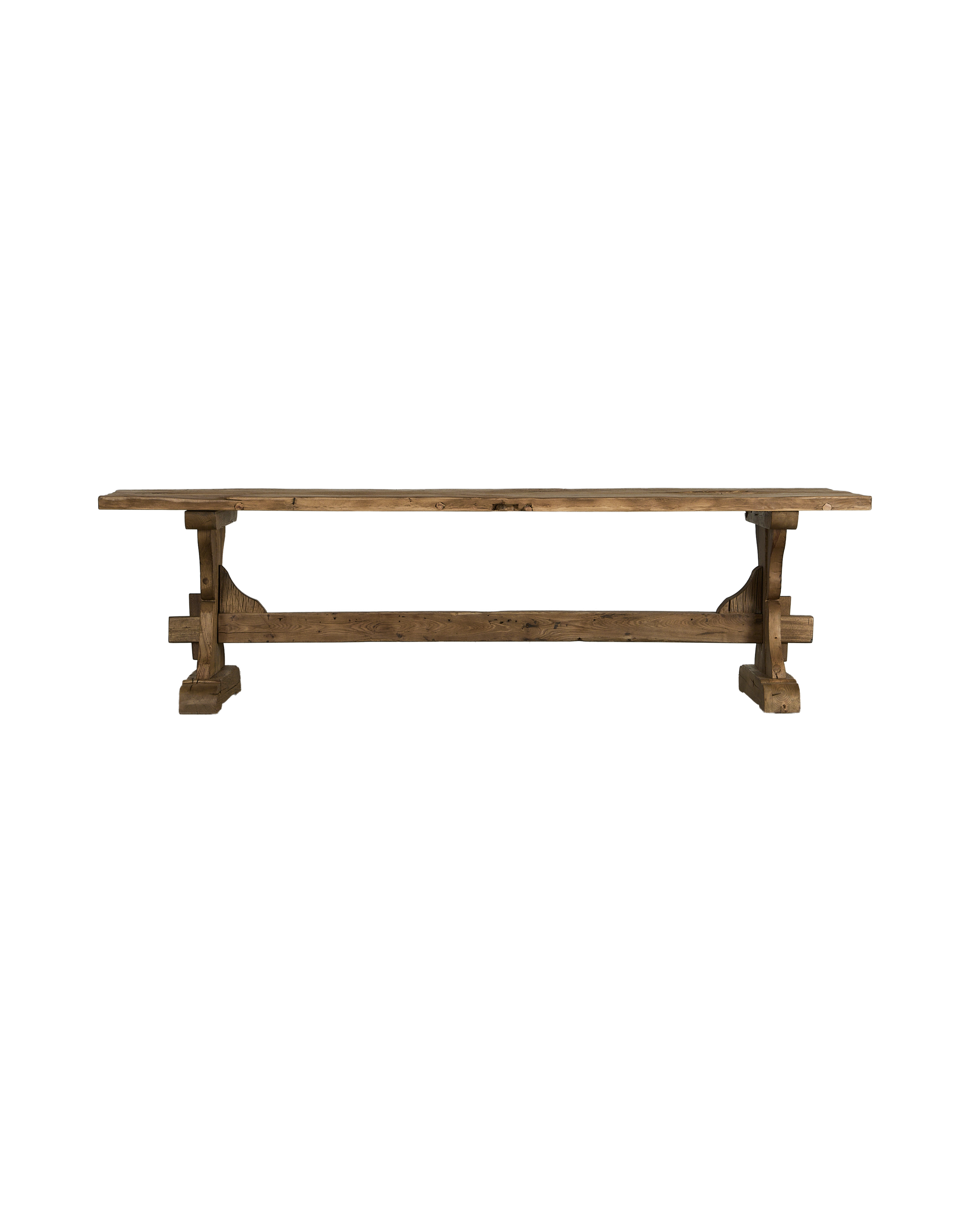 Olive Ateliers - Chestnut Dining Table - Trestle