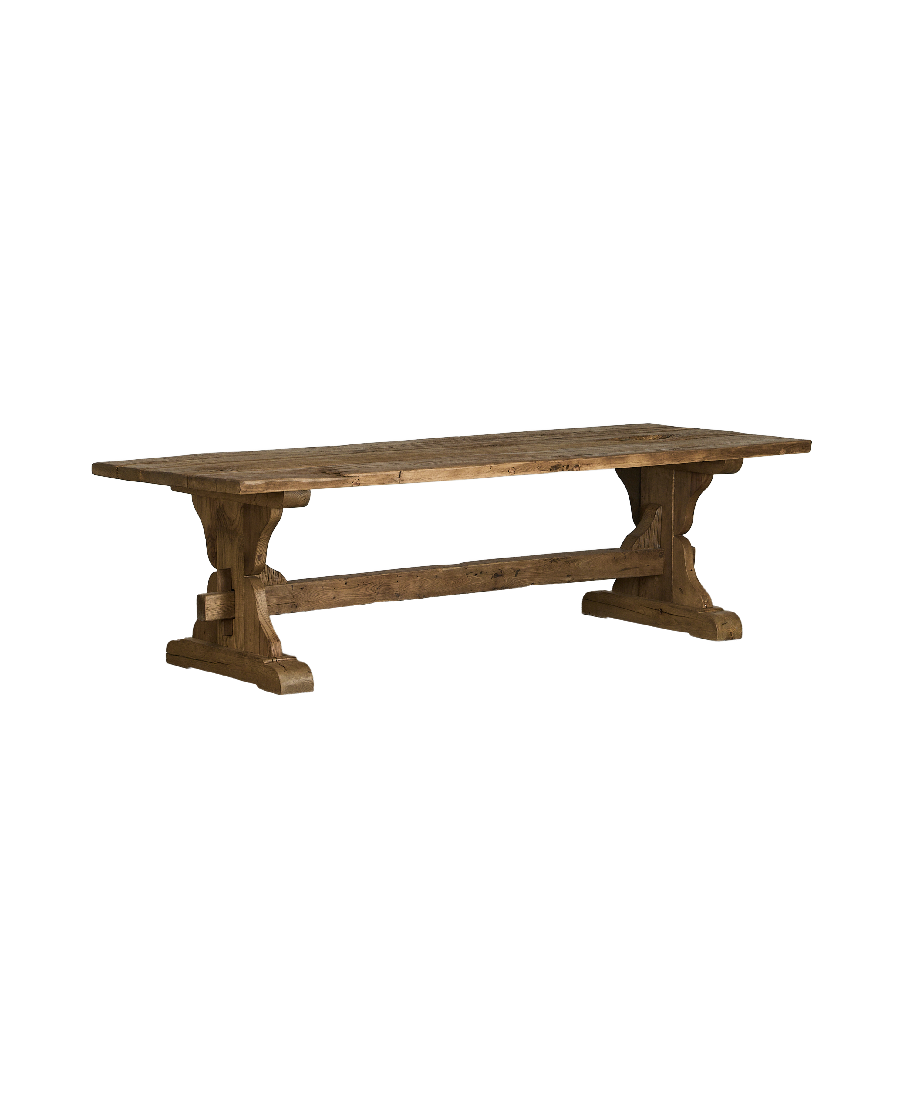 Olive Ateliers - Chestnut Dining Table - Trestle