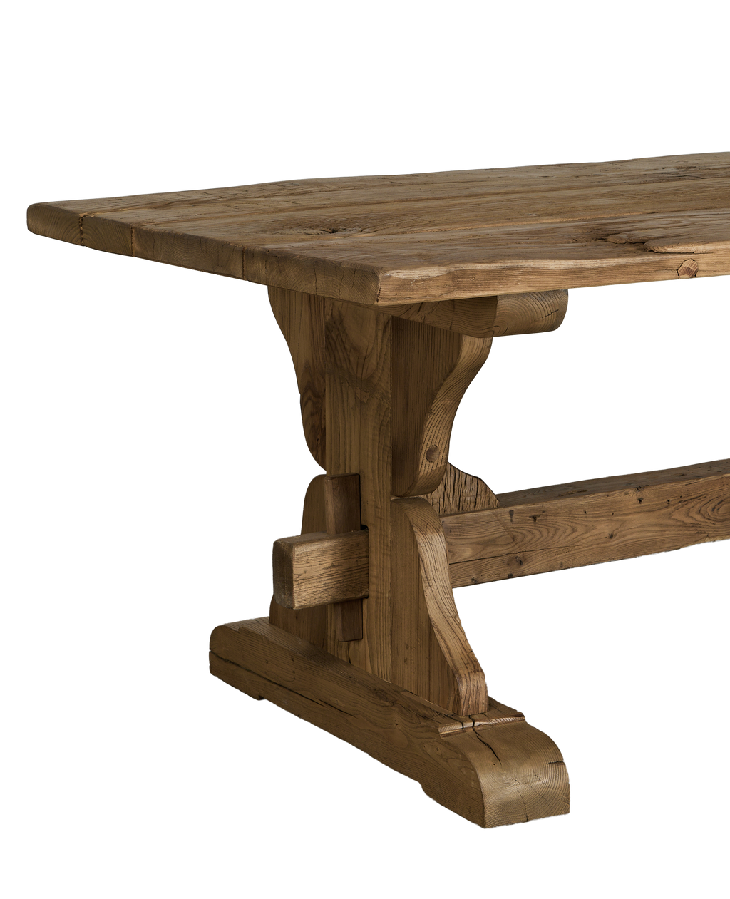 Olive Ateliers - Chestnut Dining Table - Trestle