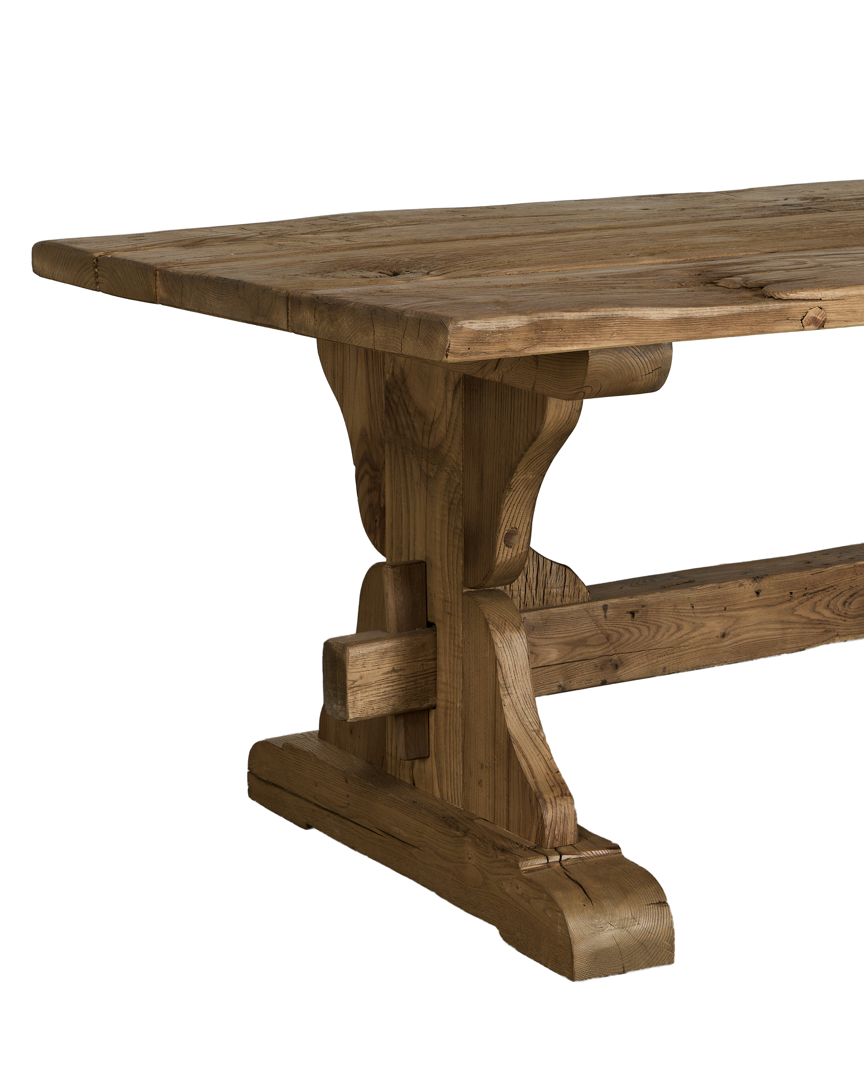 Olive Ateliers - Chestnut Dining Table - Trestle