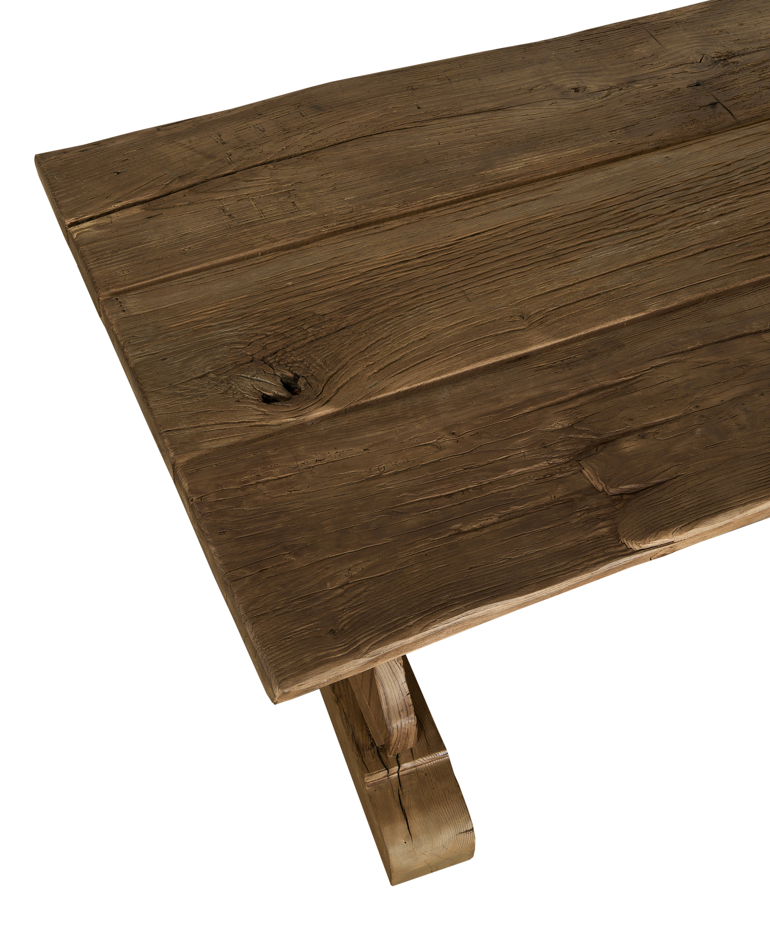Olive Ateliers - Chestnut Dining Table - Trestle