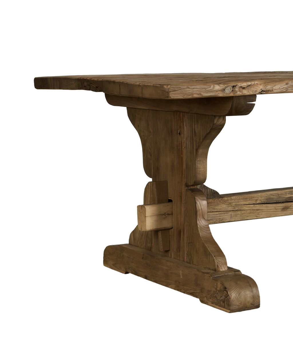 Olive Ateliers - Chestnut Dining Table - Trestle