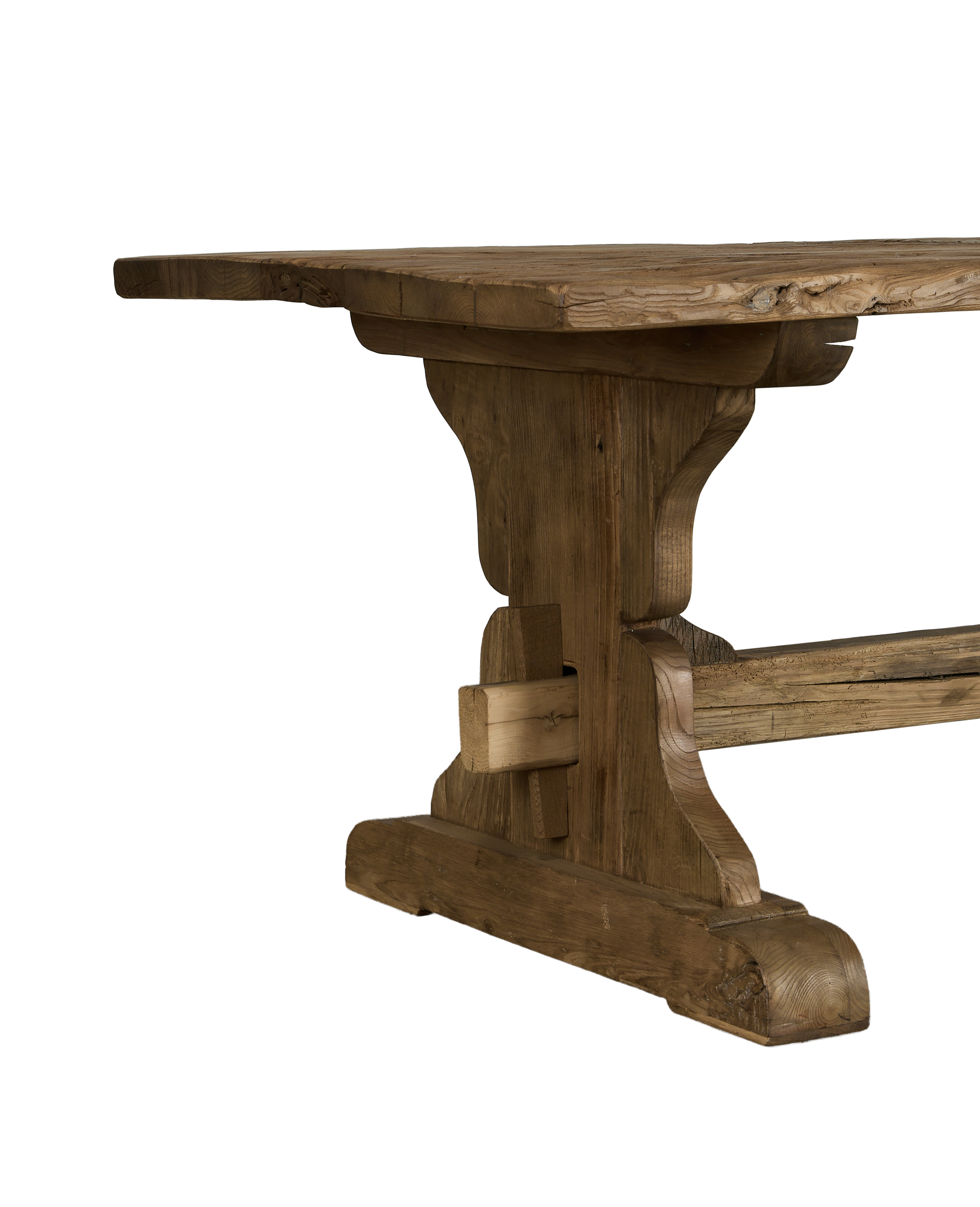 Olive Ateliers - Chestnut Dining Table - Trestle